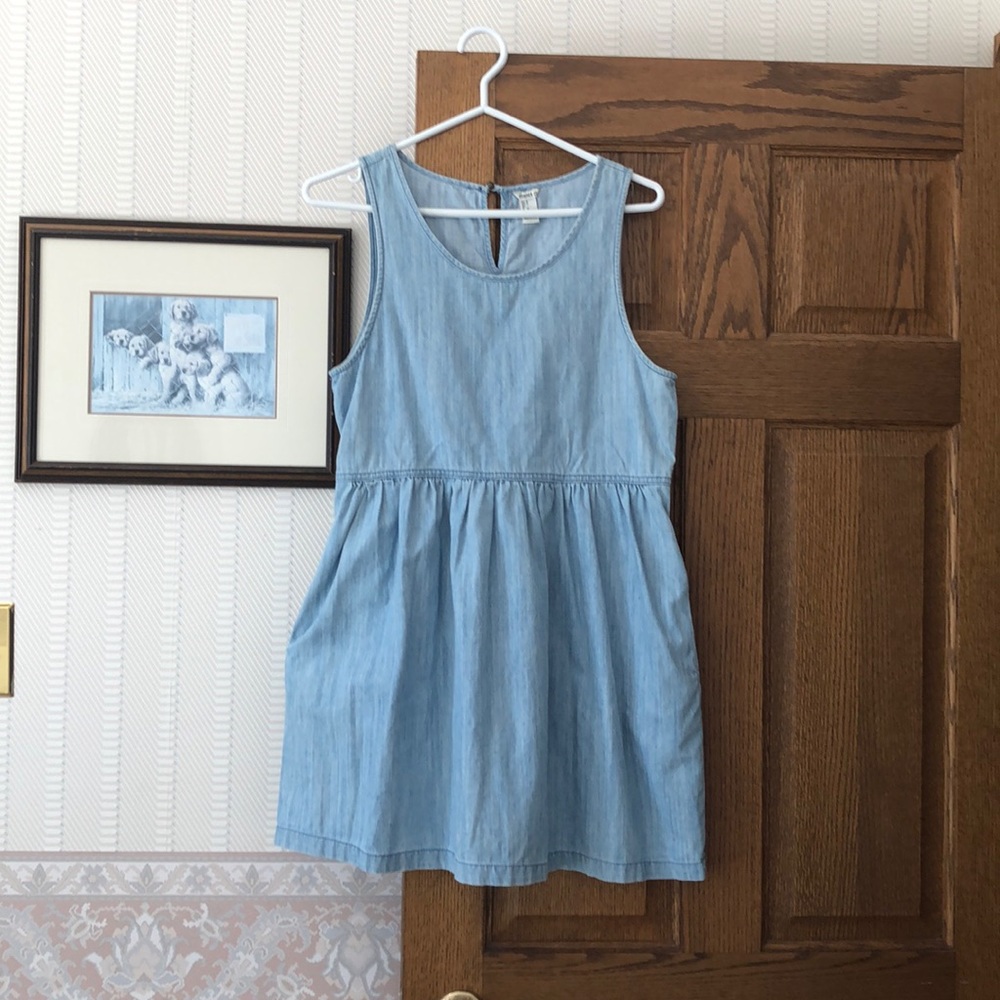 2/30š»Pockets!!! Forever 21 Denim sleeveless dress - Picture 5 of 5
